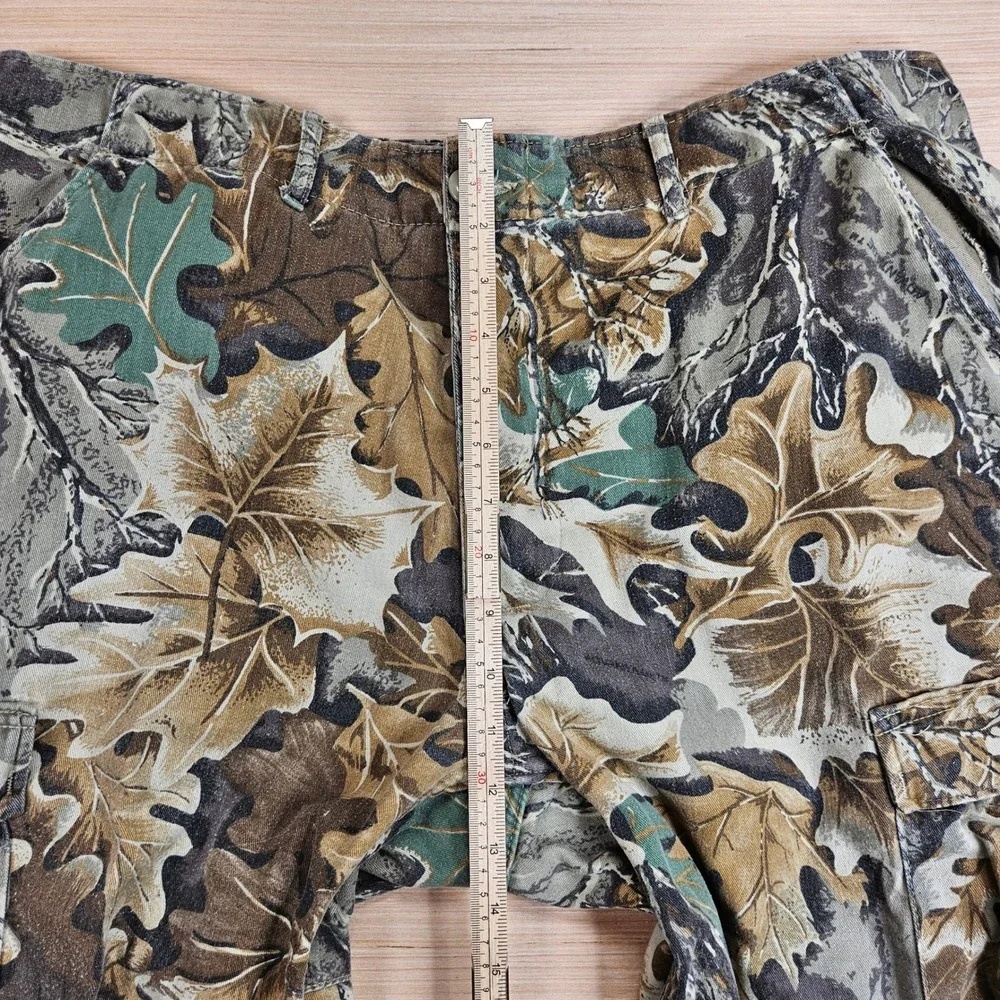 Vintage Military Advantage Timber Camo BDU Uniform Set Men L Long Leaf Hunting